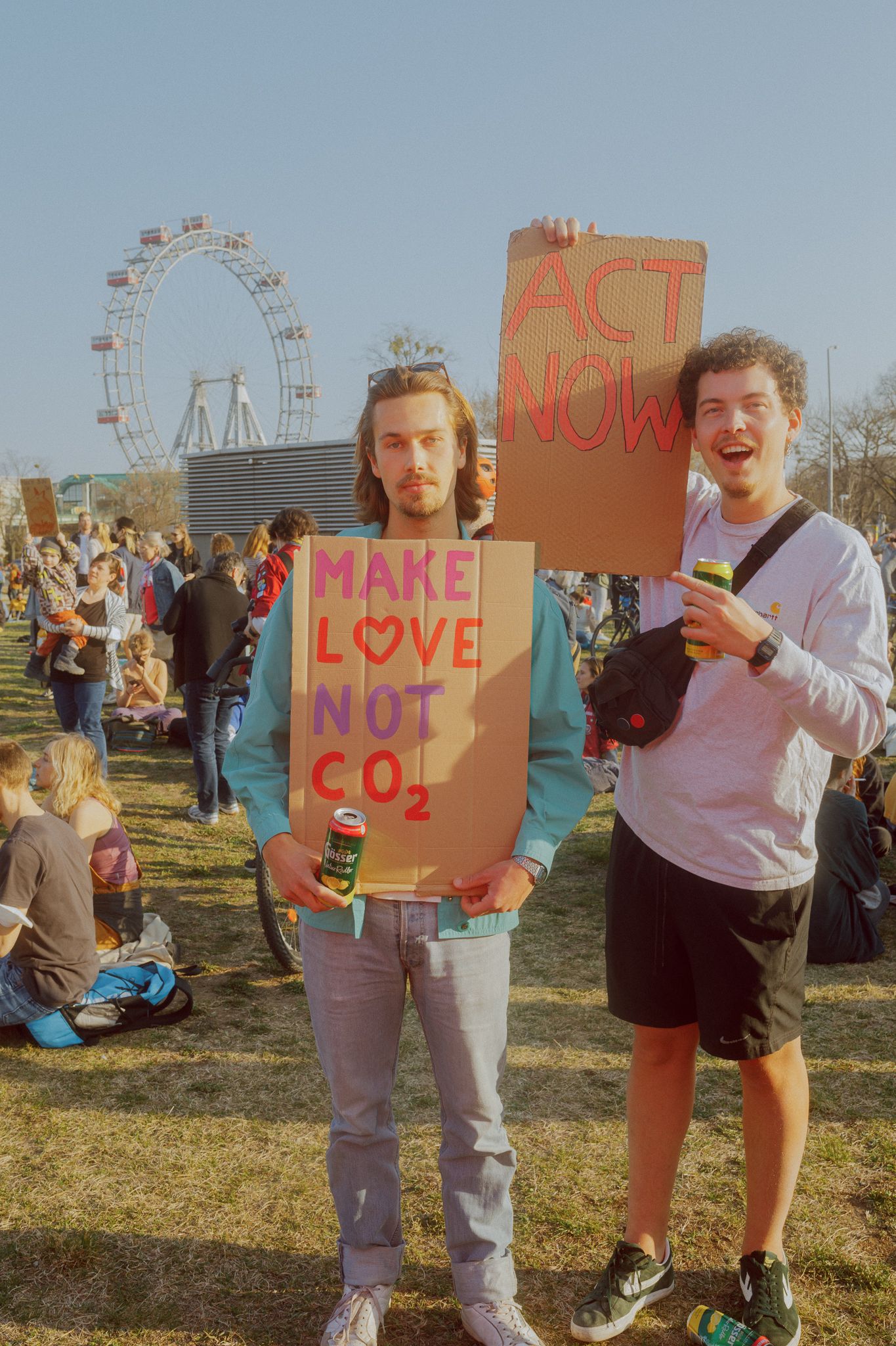 climate demo make love act now