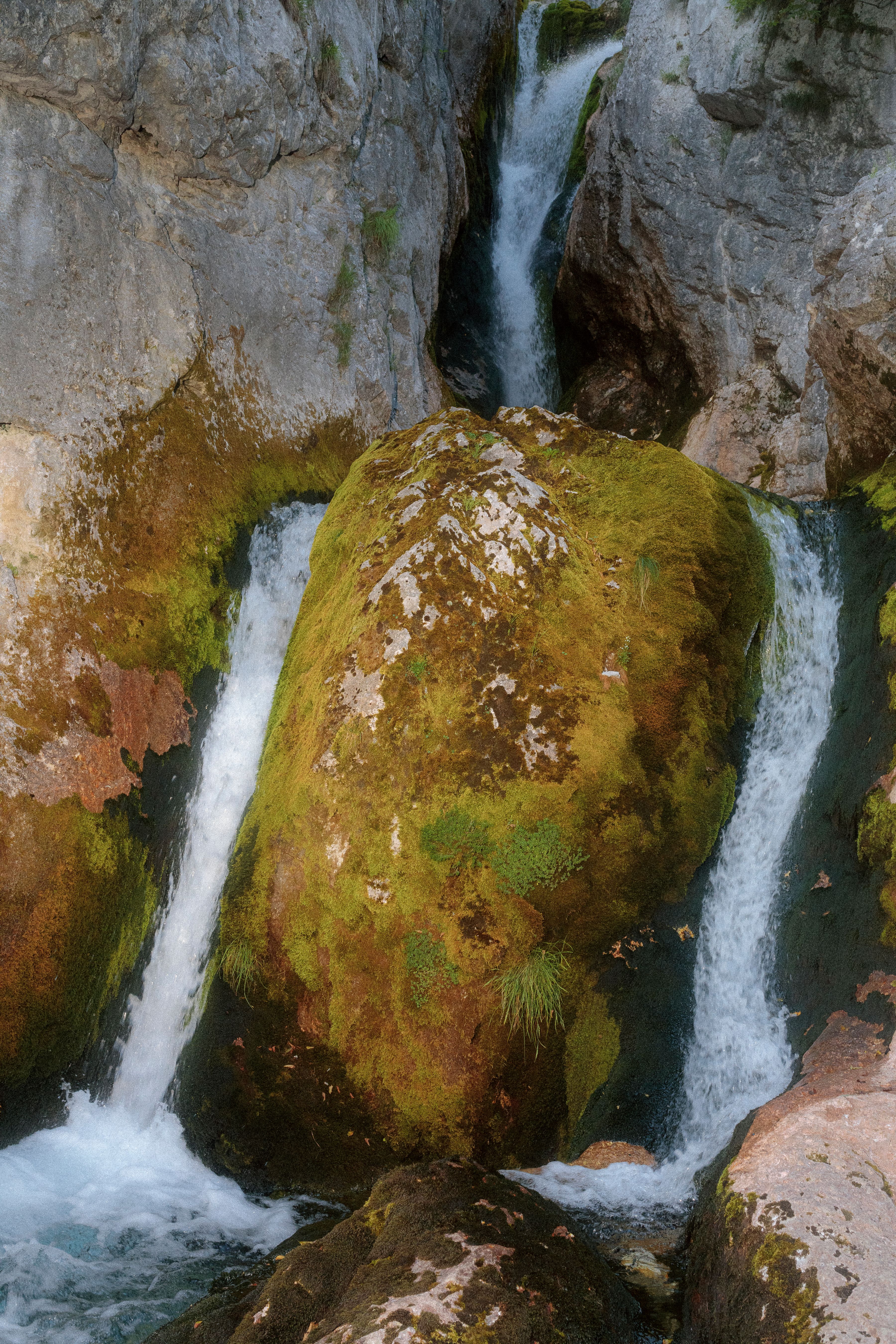 soca near spring waterfall 