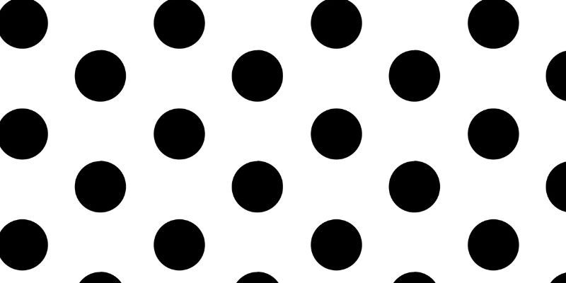 Canvas with a lot of dots on it
