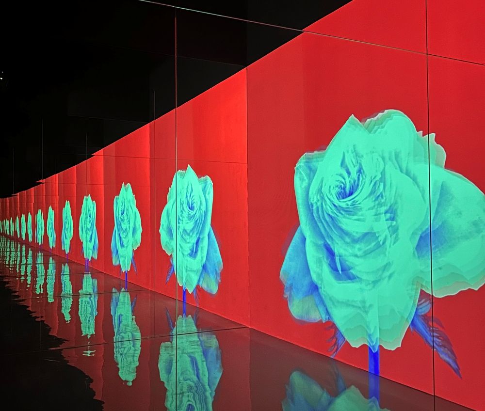 Flower media art Arte Museum