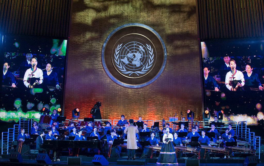 KBS orchestra at UN 70th Anniversary Concert
