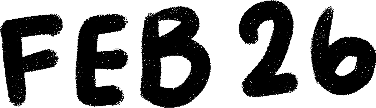Handwritten Date Label