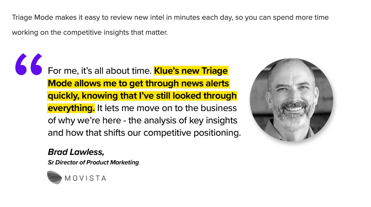 Klue blog post quote