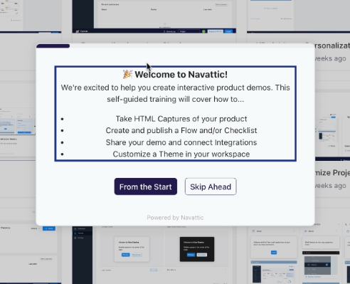 Accessible focus ring around interactive demo step 