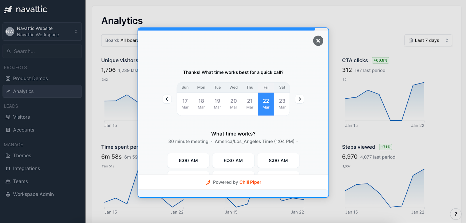 Navattic interactive demo