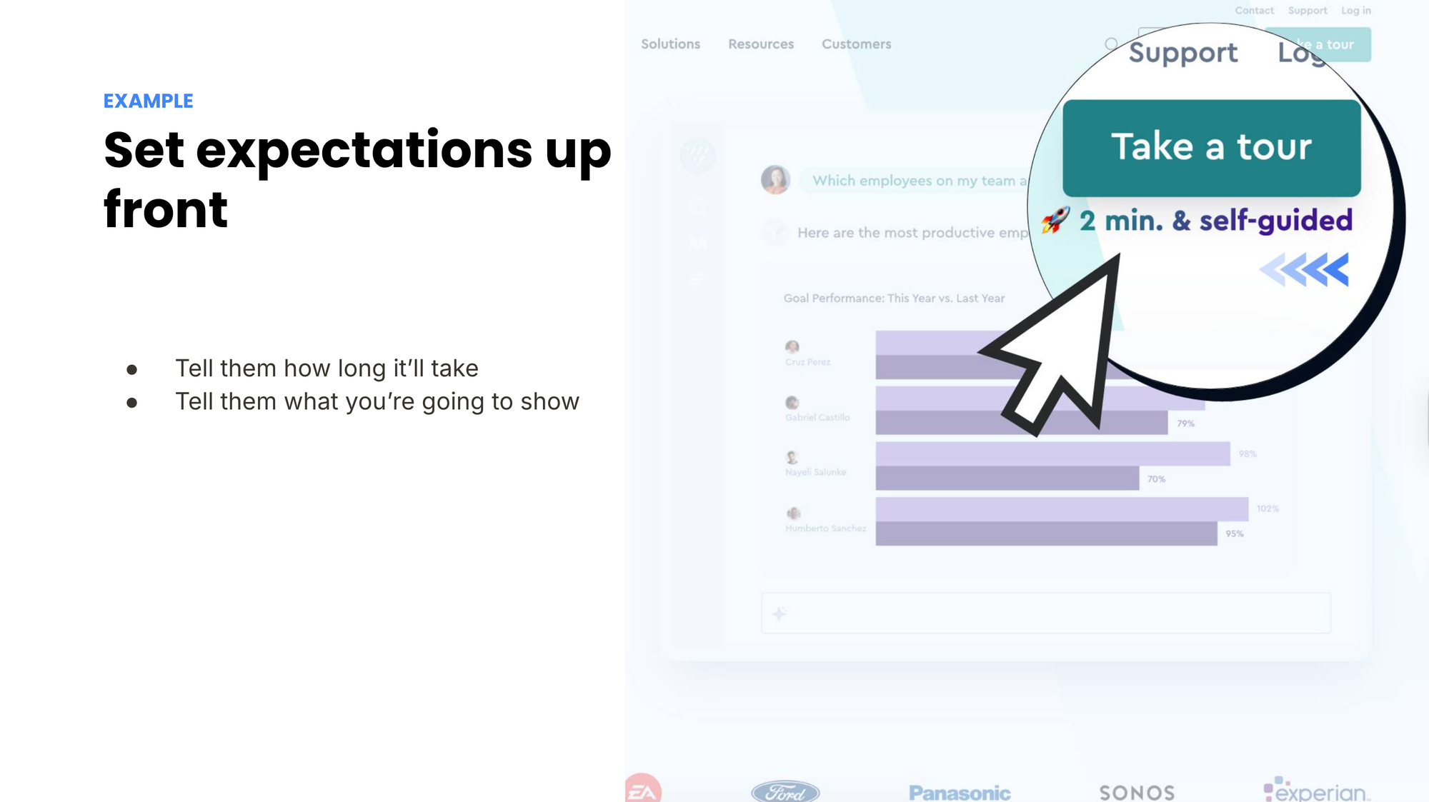 Set Clear Expectations for Your Demo
