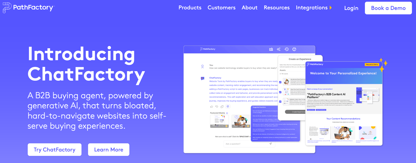 ChatFactory AI Landing Page