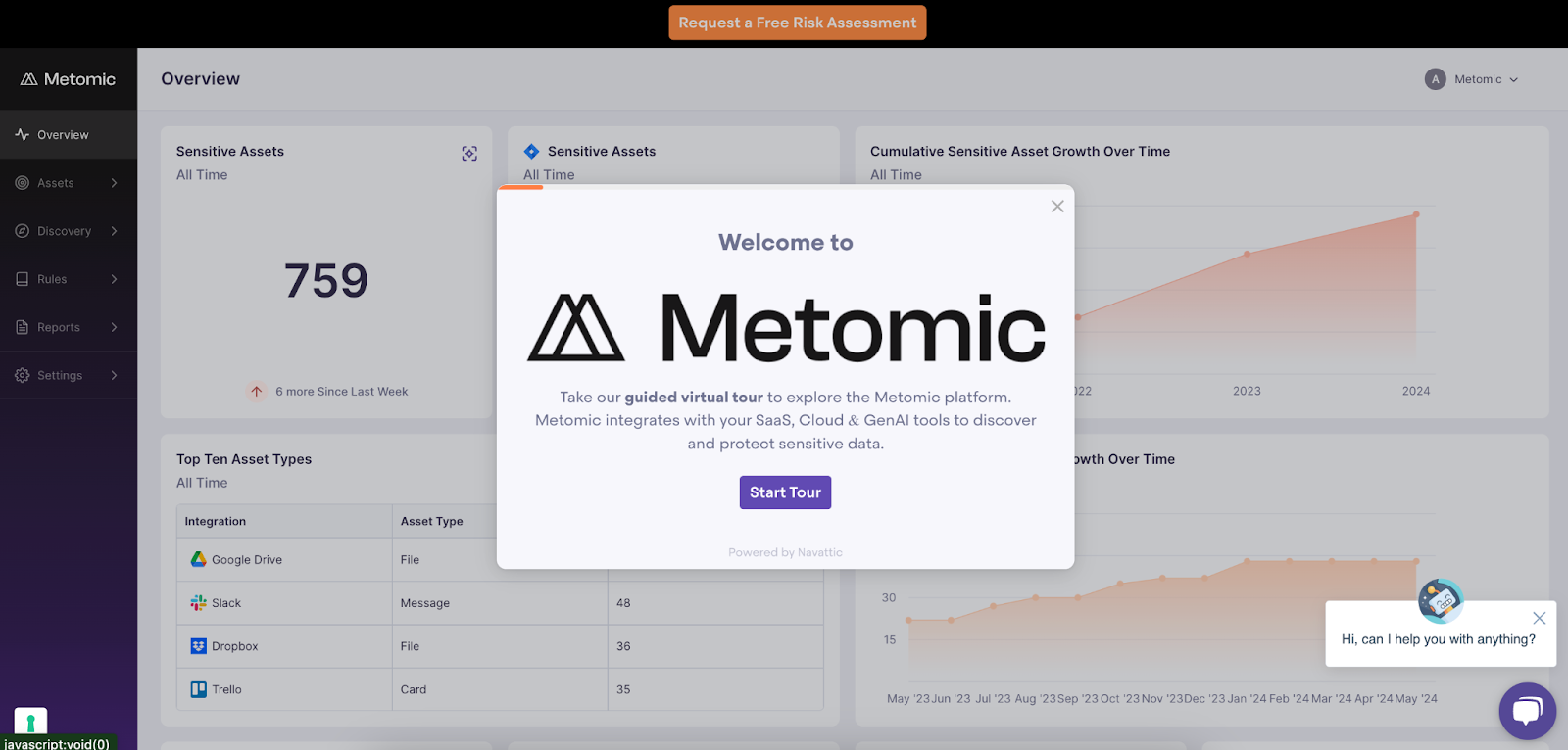 Metomic interactive demo