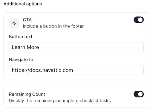 Including a CTA