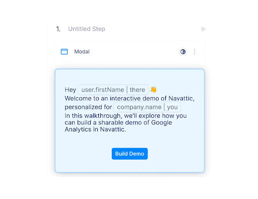 Customize your demos with variables