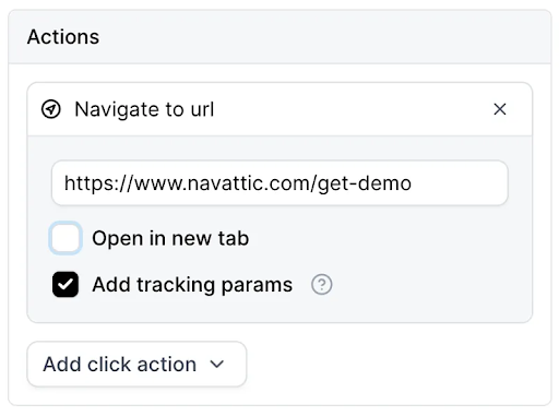 Adding Tracking Params