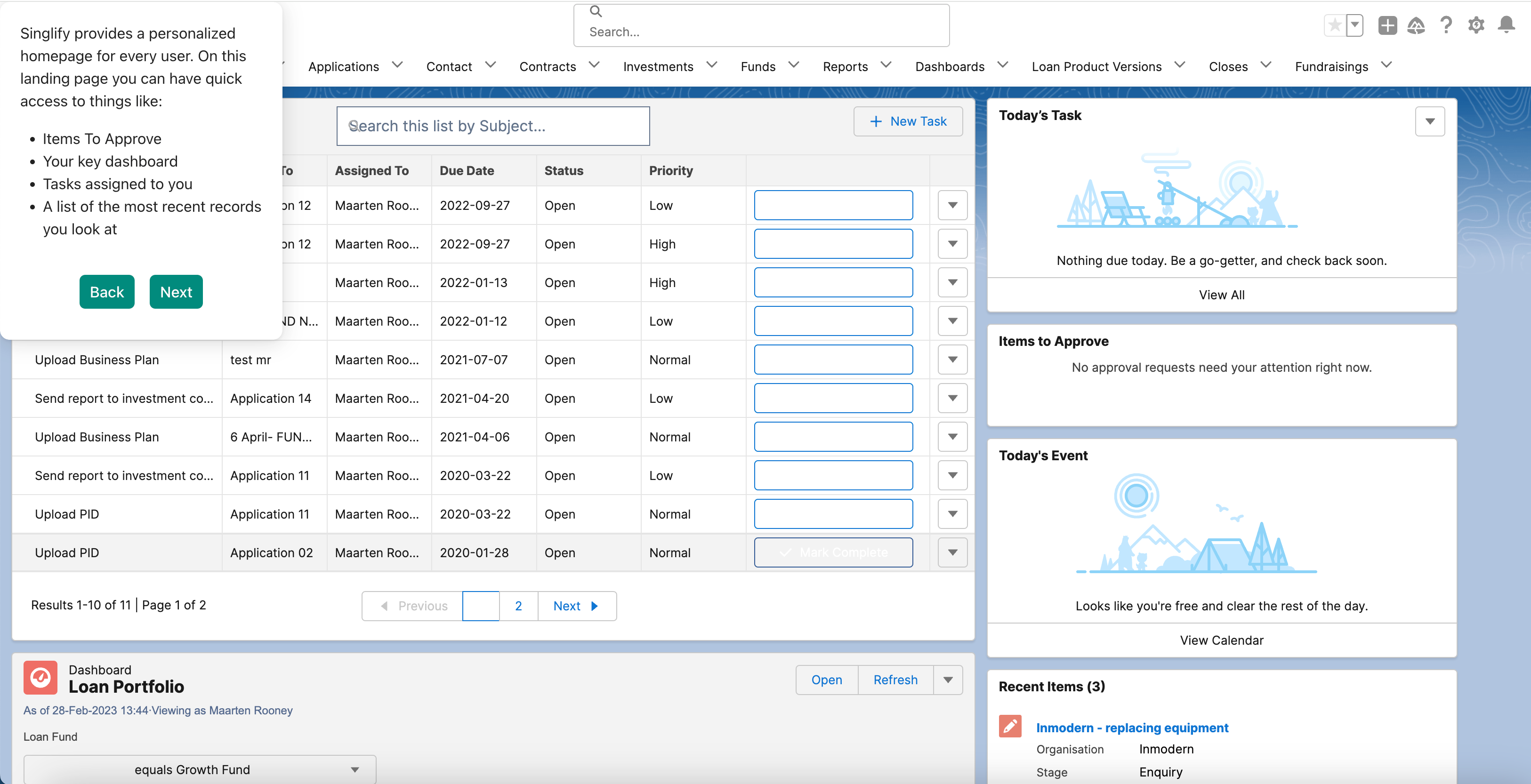 Singlify demo