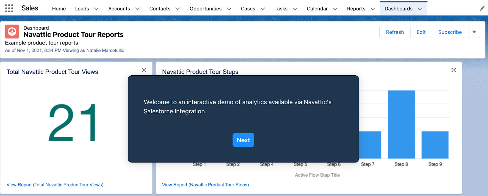 navattic salesforce