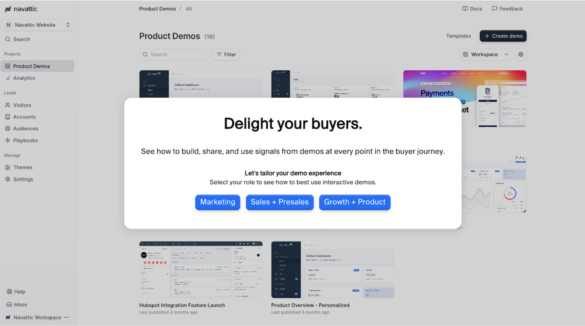 Navattic Interest Demo