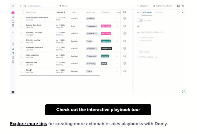 Dooly interactive demo