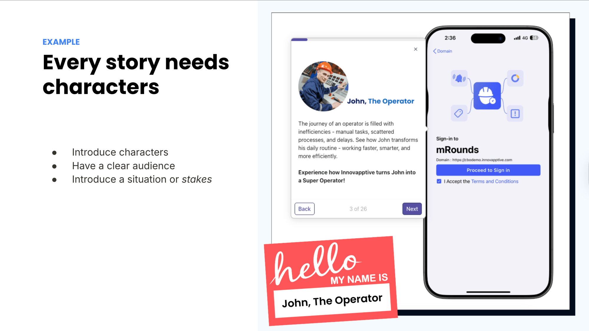 Introduce Storytelling in Your Demos