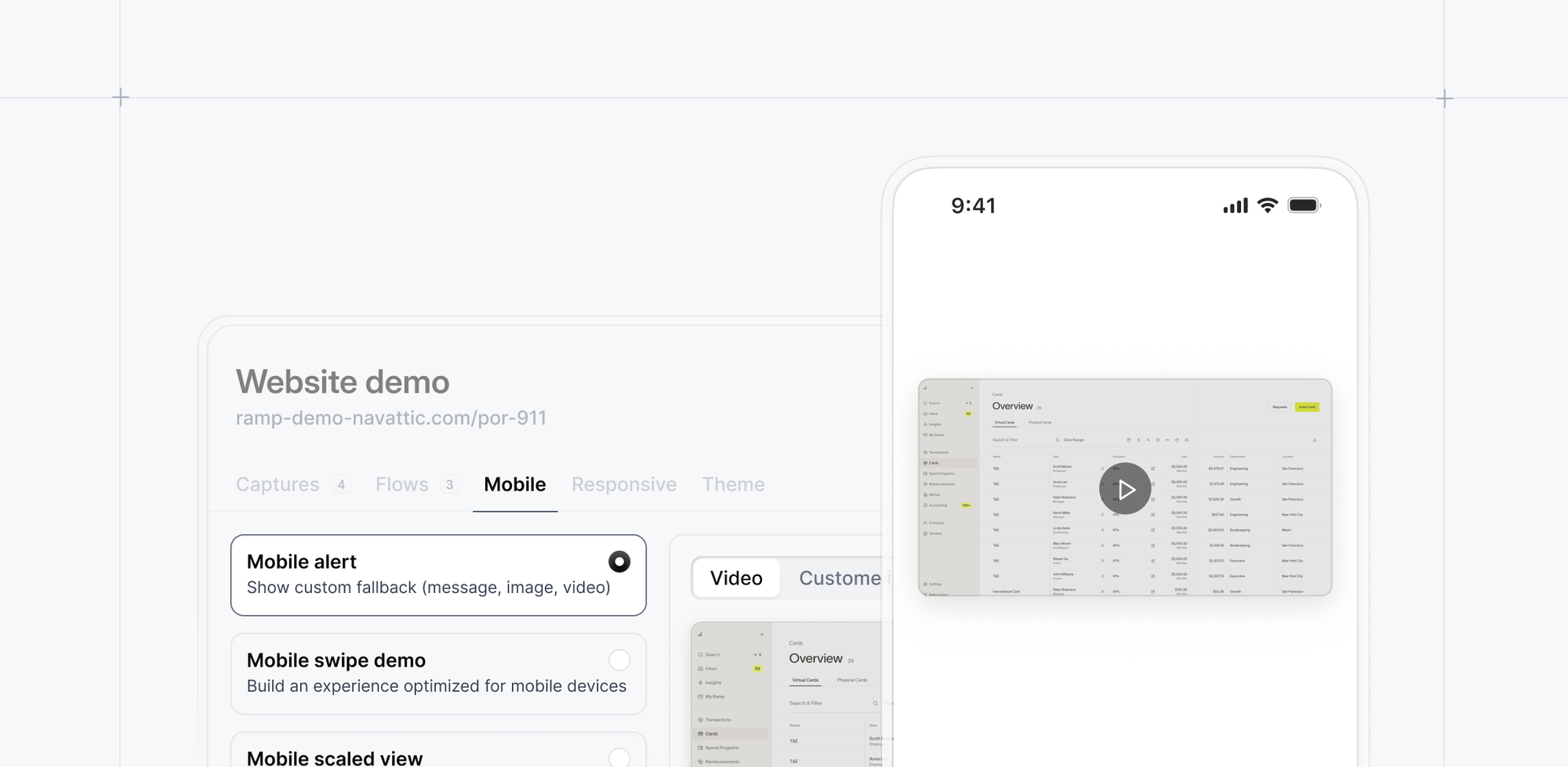Build demos that perform