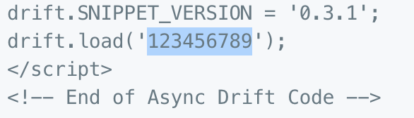 Drift Script Key