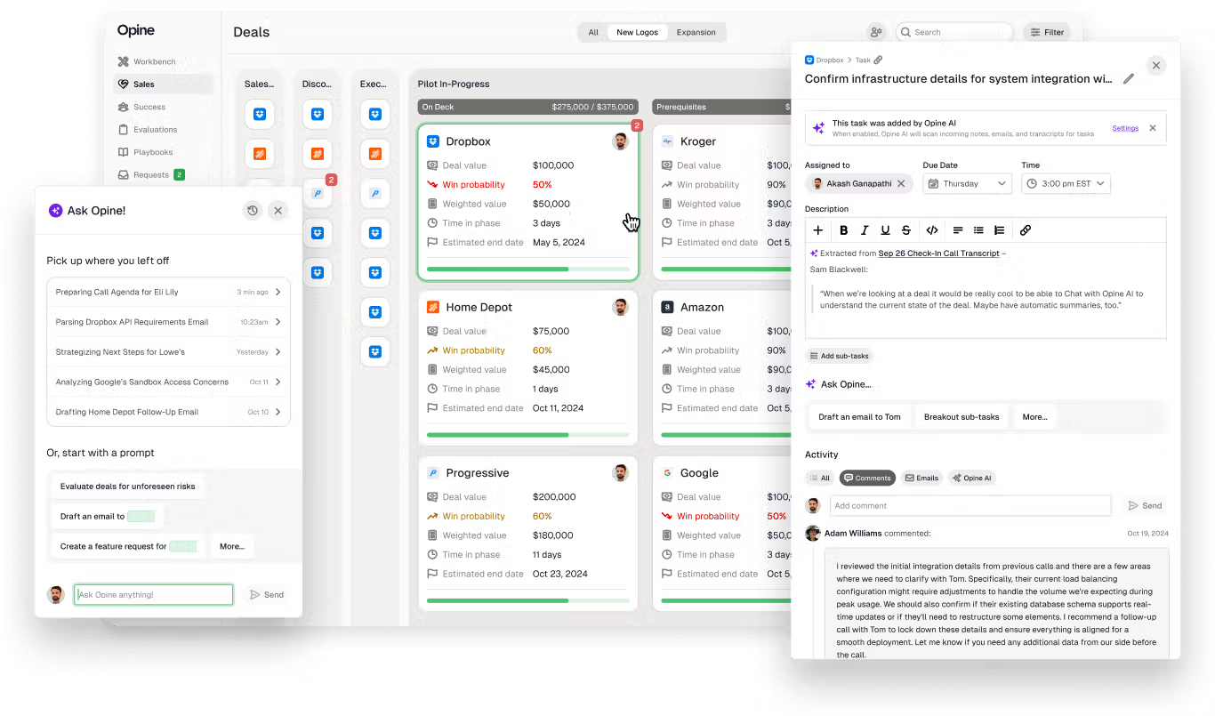 Opine presales software