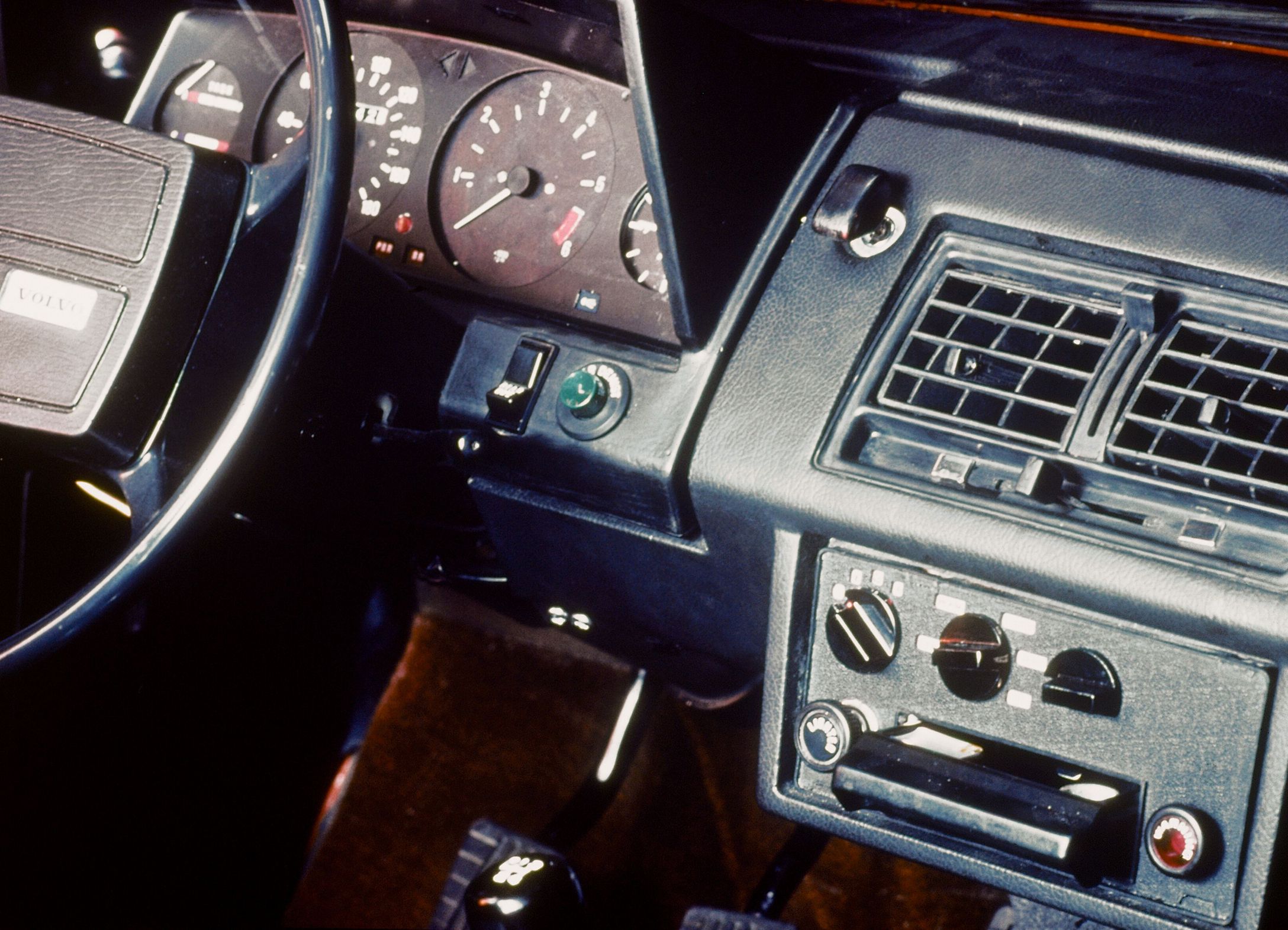 inside of a car dash