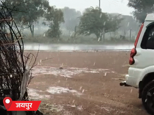 राजस्थान में तेज बरसात की संभावना, यलो अलर्ट के सामने 15 जिलों के लोग तैयार