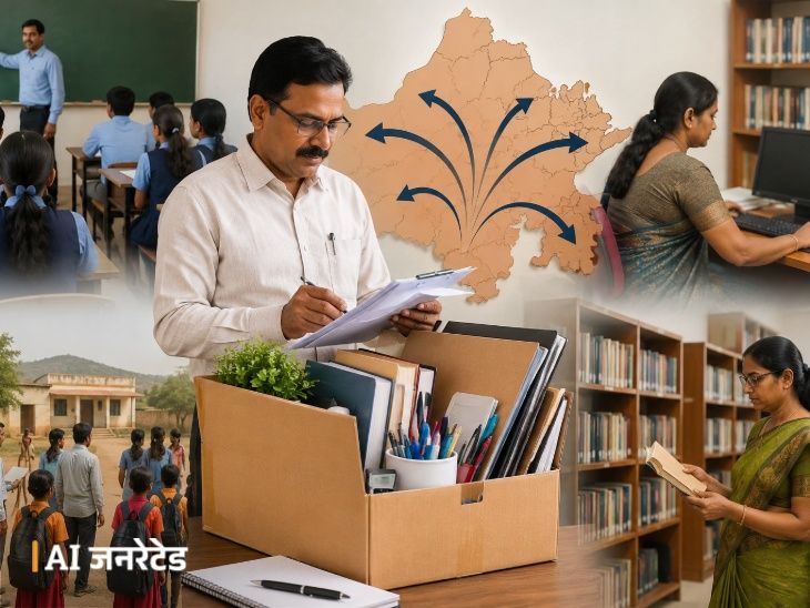शिक्षा विभाग में 7 हजार से ज्यादा अफसर-कर्मचारियों के ट्रांसफर: सबसे ज्यादा ग्रेड सेकेंड टीचर्स के तबादले, पहली बार देना होगा शपथ-पत्र - Bikaner News