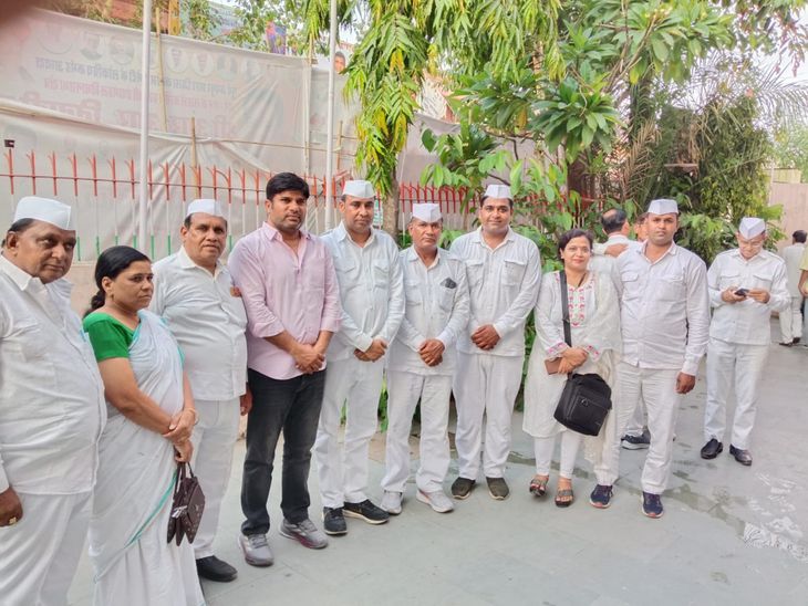 राजस्थान कांग्रेस सेवादल के पदाधिकारियों ने जयपुर में बैठक में भाग लिया