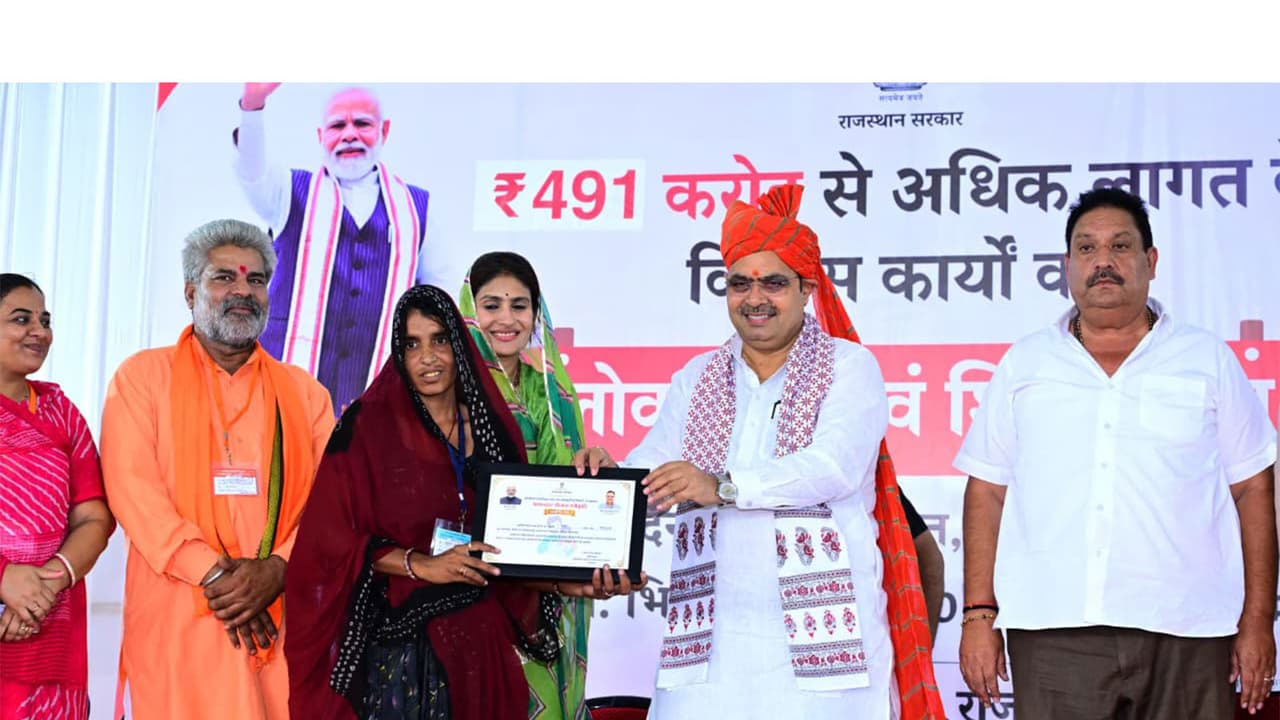 Viksit Rajasthan: CM Sharma launches projects worth Rs 491 crore