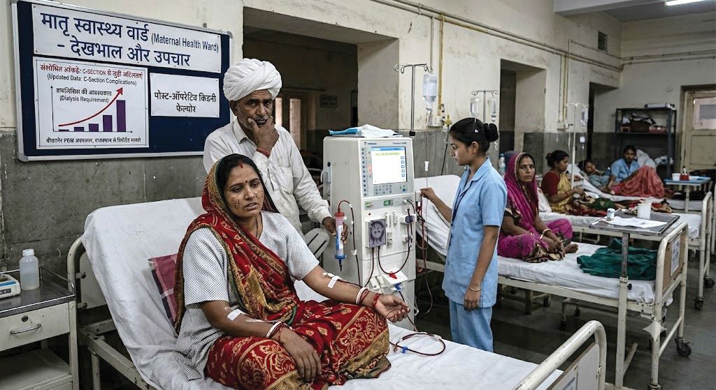 राजस्थान में बढ़ती मातृ मृत्यु से जूझते हैं लोग, गुर्दे की विफलता की समस्या के कारण