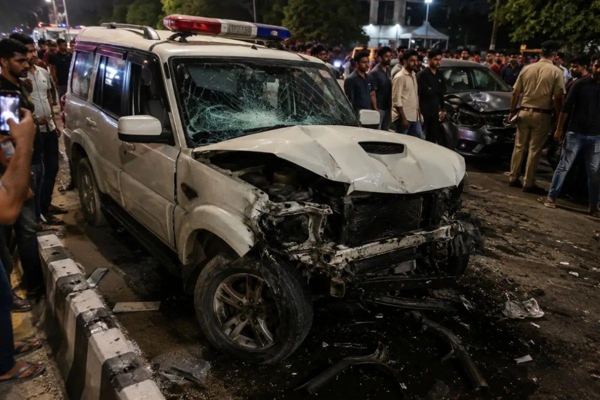 राजस्थान में पुलिस की गाड़ी की टक्कर से तोड़फोड़: क्या सड़क हादसे की जांच में ली जाएगी भीड़ की भूमिका?