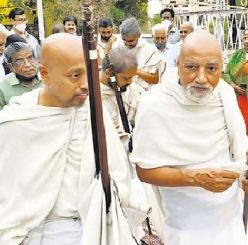 जयपुर में खारतरगच्छाचार्य महेन्द्रसागर सूरीश्वर का मंगल प्रवेश