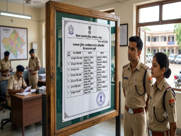 जैसलमेर में बदले पुलिस अफसर: पोकरण-नाचना को मिले नए सीओ: तबादला सूची जारी, भवानी सिंह फलौदी भेजे गए, बुद्धाराम विश्नोई संभालेंगे पोकरण की कमान - Jaisalmer News