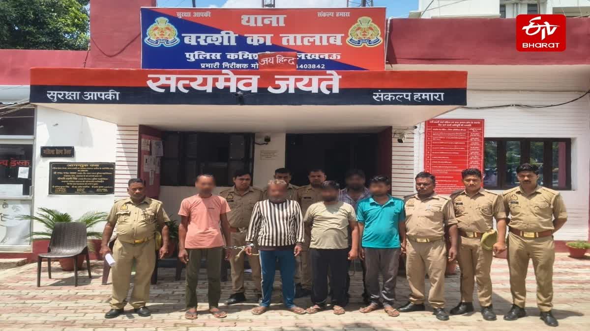 लखनऊ में अनिल हत्याकांड की गुत्थी सुलझी, शराब के पैसे नहीं देने पर की थी हत्या, पांच आरोपी गिरफ्तार