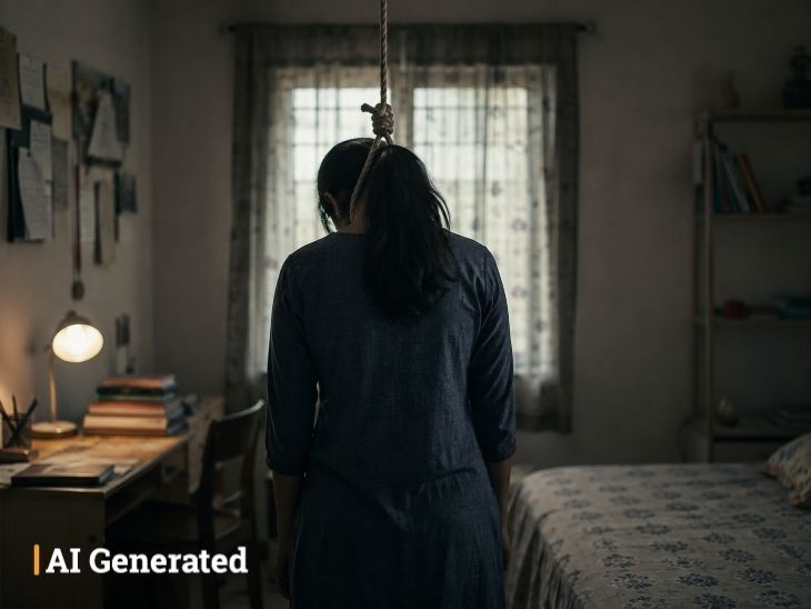 अजमेर में 12वीं की छात्रा ने फंदा लगाकर किया सुसाइड: भाई ने खिड़की तोड़कर दरवाजा खोला, माता-पिता मध्यप्रदेश गए थे - Ajmer News