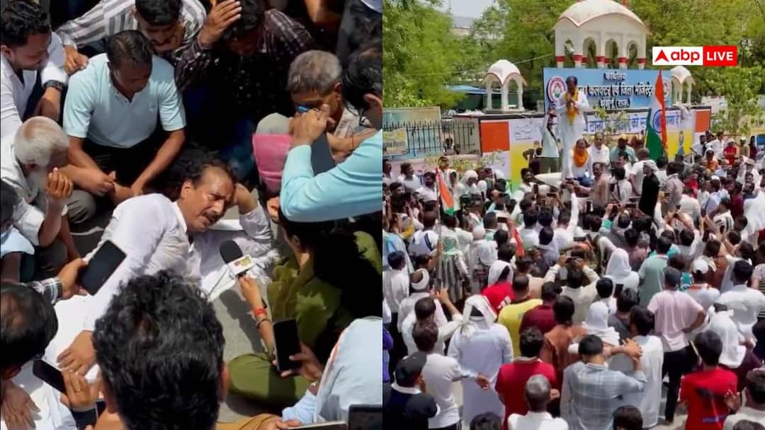 राजस्थान: 'इस्लामपुर' का नाम बदले जाने का विरोध, कलेक्ट्रेट के बाहर गिर पड़ा राजेंद्र गुढ़ा