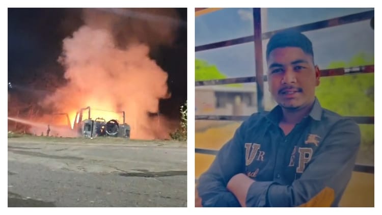 कोटा में गलत दिशा से आई थार बनी काल: बाइक सवार युवकों को मारी टक्कर, एक की गई जान; लोगों ने लगाई आग