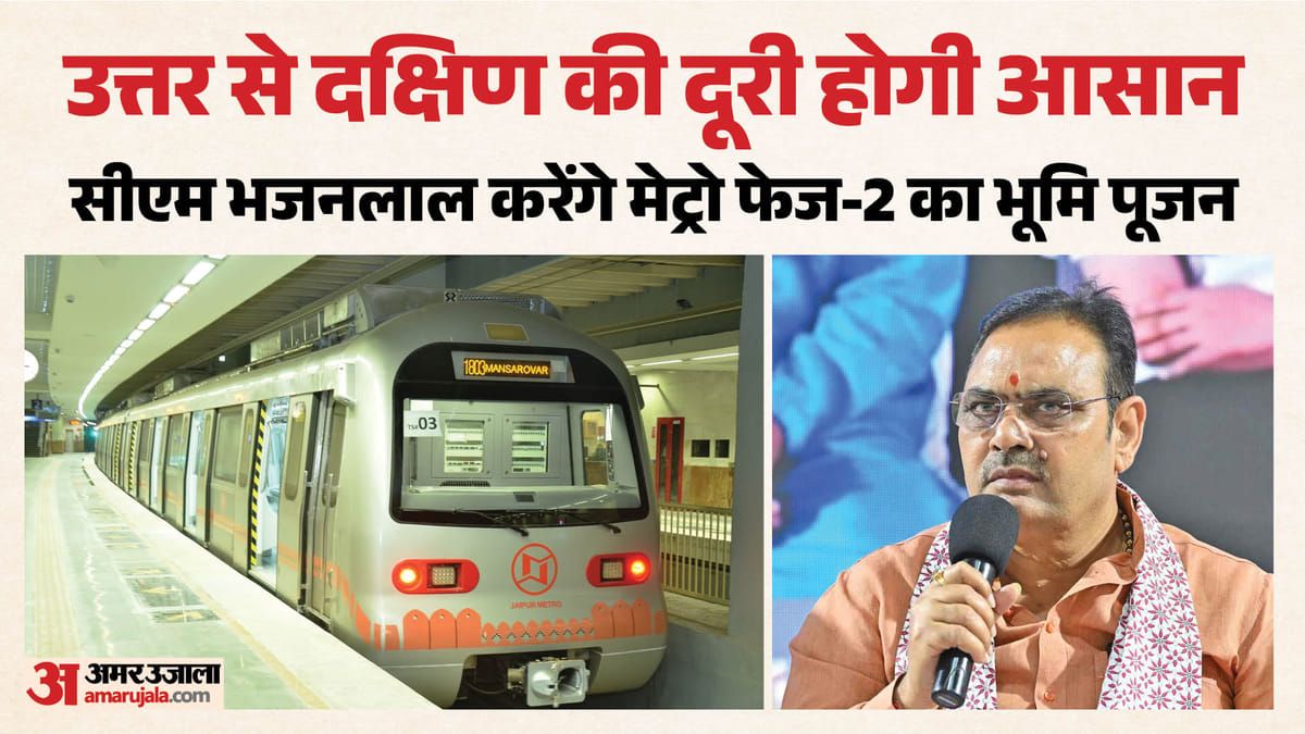 राजस्थान में सार्वजनिक परिवहन को मजबूत करने का कदम: जयपुर मेट्रो फेज-2 का भूमि पूजन