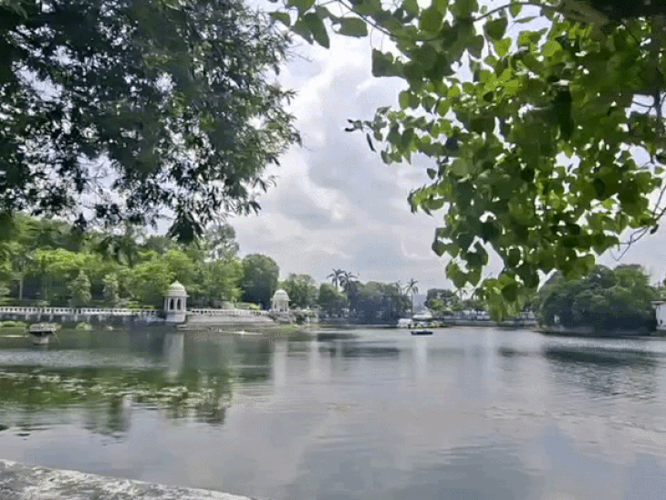 उदयपुर में सामान्य से 28 प्रतिशत कम बारिश: जयसमंद में सिर्फ 4 इंच पानी आया, तापमान 1.6 डिग्री गिरा; अच्छी बरसात का इंतजार - Udaipur News