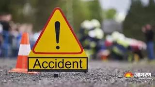 बेकाबू ट्रेलर की चपेट में आकर पिता और तीन बेटों की दुःखद मृत्यु