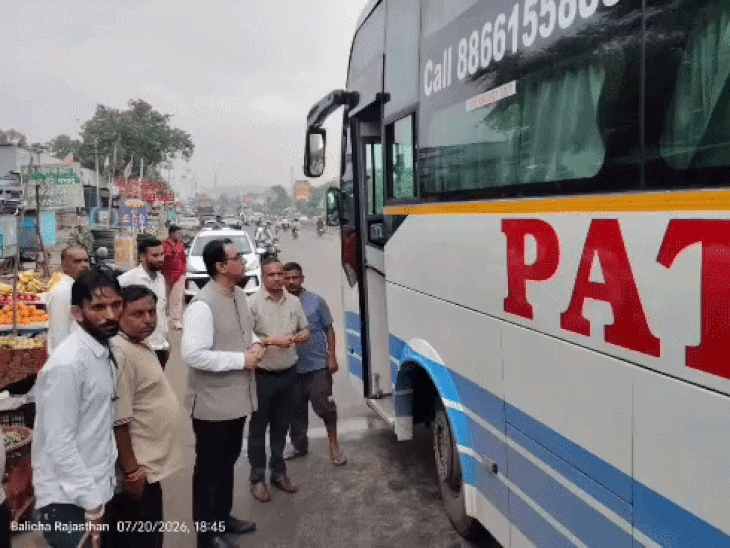 उदयपुर में मॉडिफाई की स्लीपर-लग्जरी 4 बसों को किया सीज: बलीचा चौराहे पर विधिक प्राधिकरण-परिवहन विभाग ने की जांच; 6 बसों पर लगाई पेनल्टी - Udaipur News