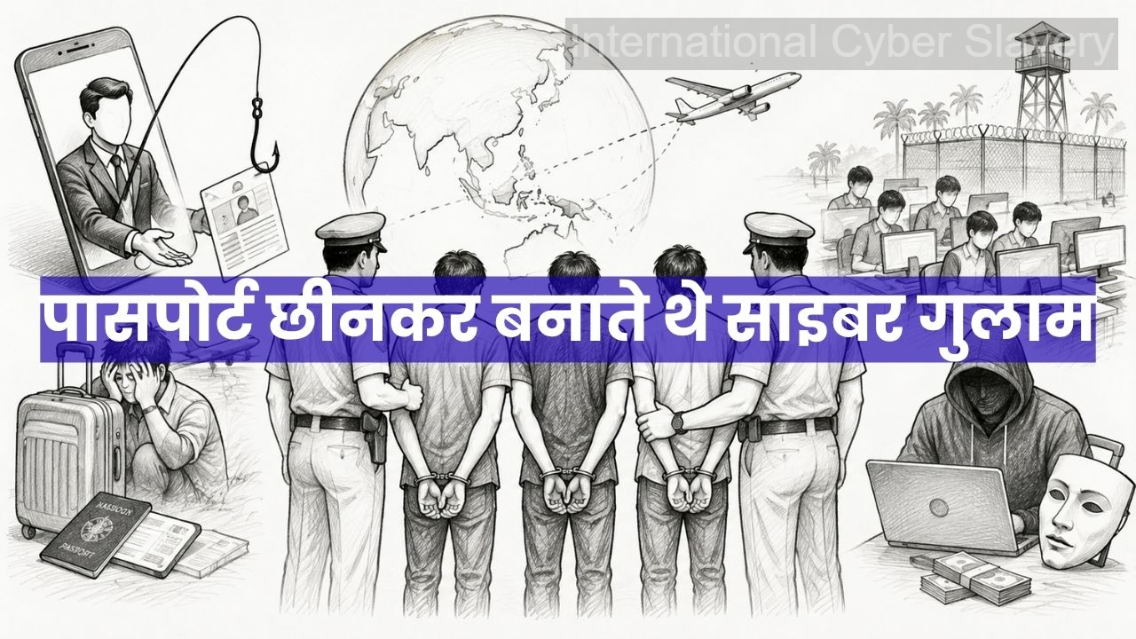 पासपोर्ट छीनकर बनाते थे साइबर गुलाम, राजस्थान पुलिस की बड़ी कार्रवाई
