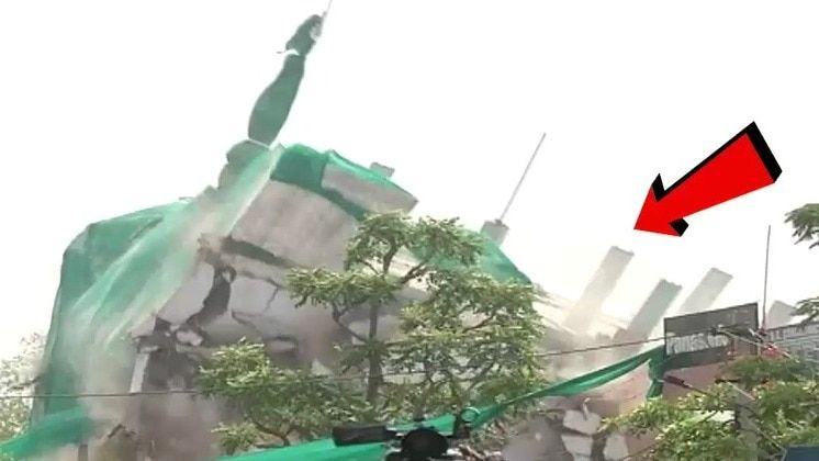 जमींदोज हुई जयपुर की नूरानी मस्जिद, देखें बुलडोजर एक्शन का VIDEO