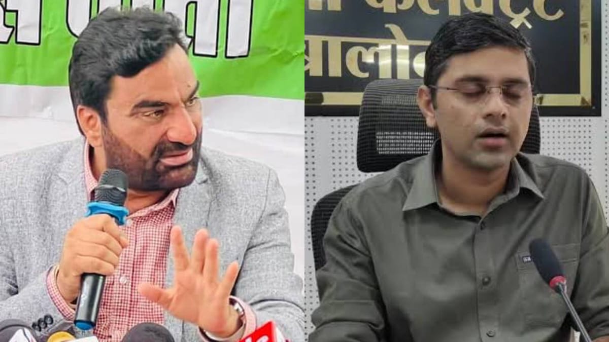 कलेक्टर की जवाबदेही पर सवाल, भाजपा सरकार पर दोहरा मापदंड