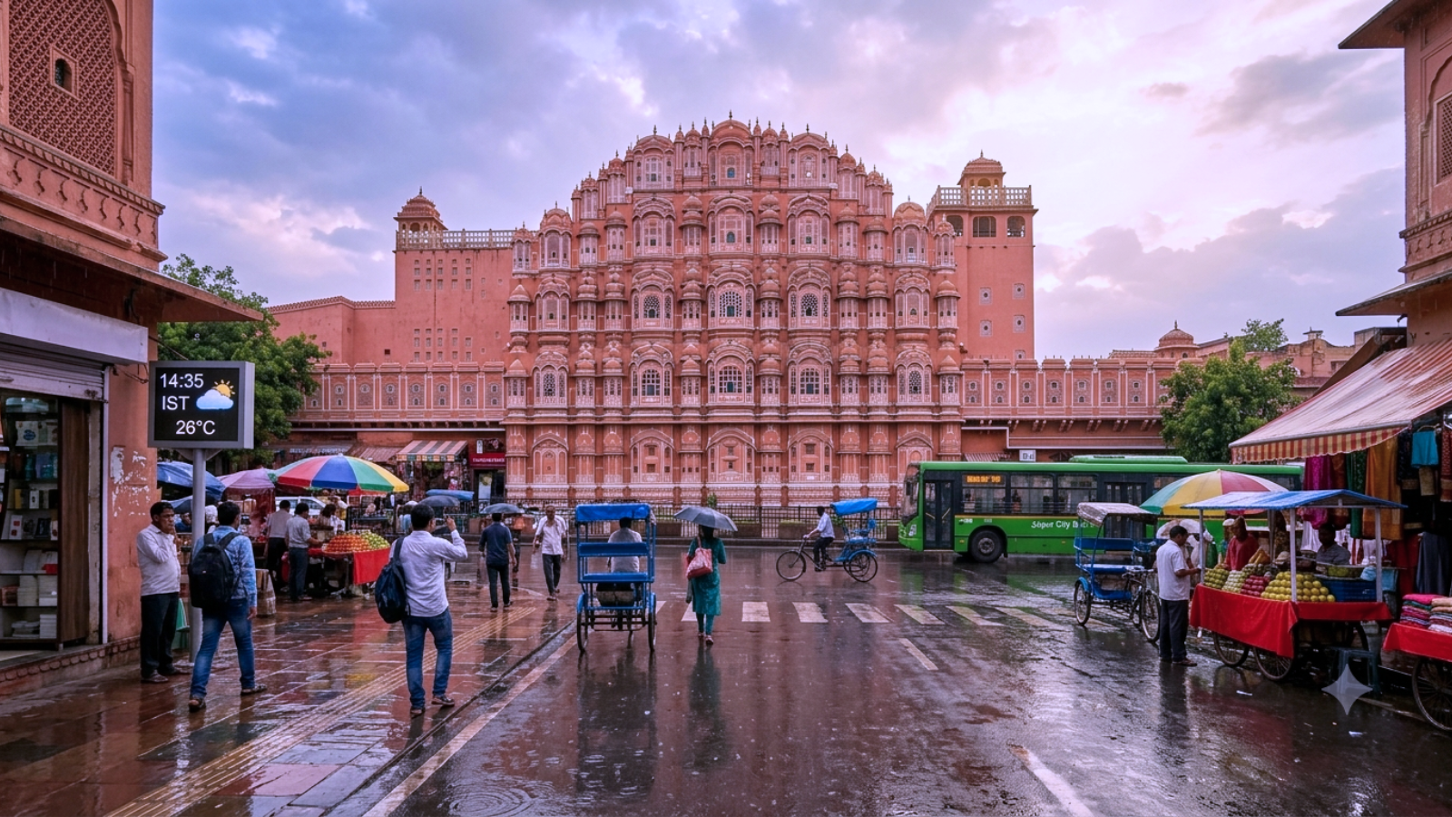 राजस्थान में बारिश की तेजी: येलो अलर्ट के साथ खतरनाक मौसम की संभावना बढ़ गई है