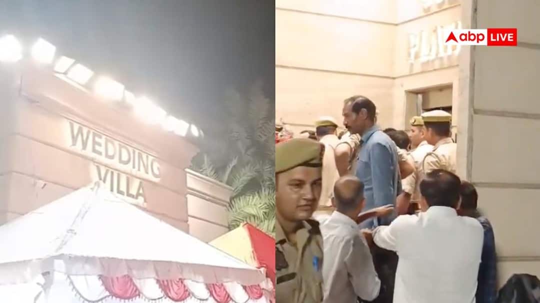 नोएडा के बैंक्वेट हॉल में लिफ्ट गिरी, पुलिस ने किया रेस्क्यू