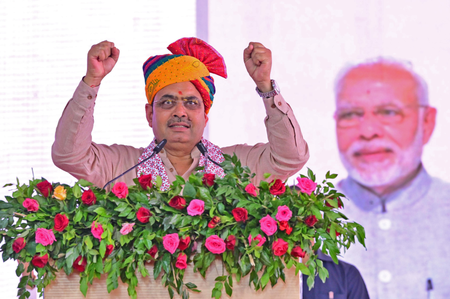 राजस्थान सरकार बैंकों के साथ मिलकर साइबर धोखाधड़ी के खिलाफ सख्त कार्रवाई की योजना बनाएगी | Kekri: Bhajan Lal Sharma lays foundation stone for Deoli-Nasirabad Four-Lane Road Project