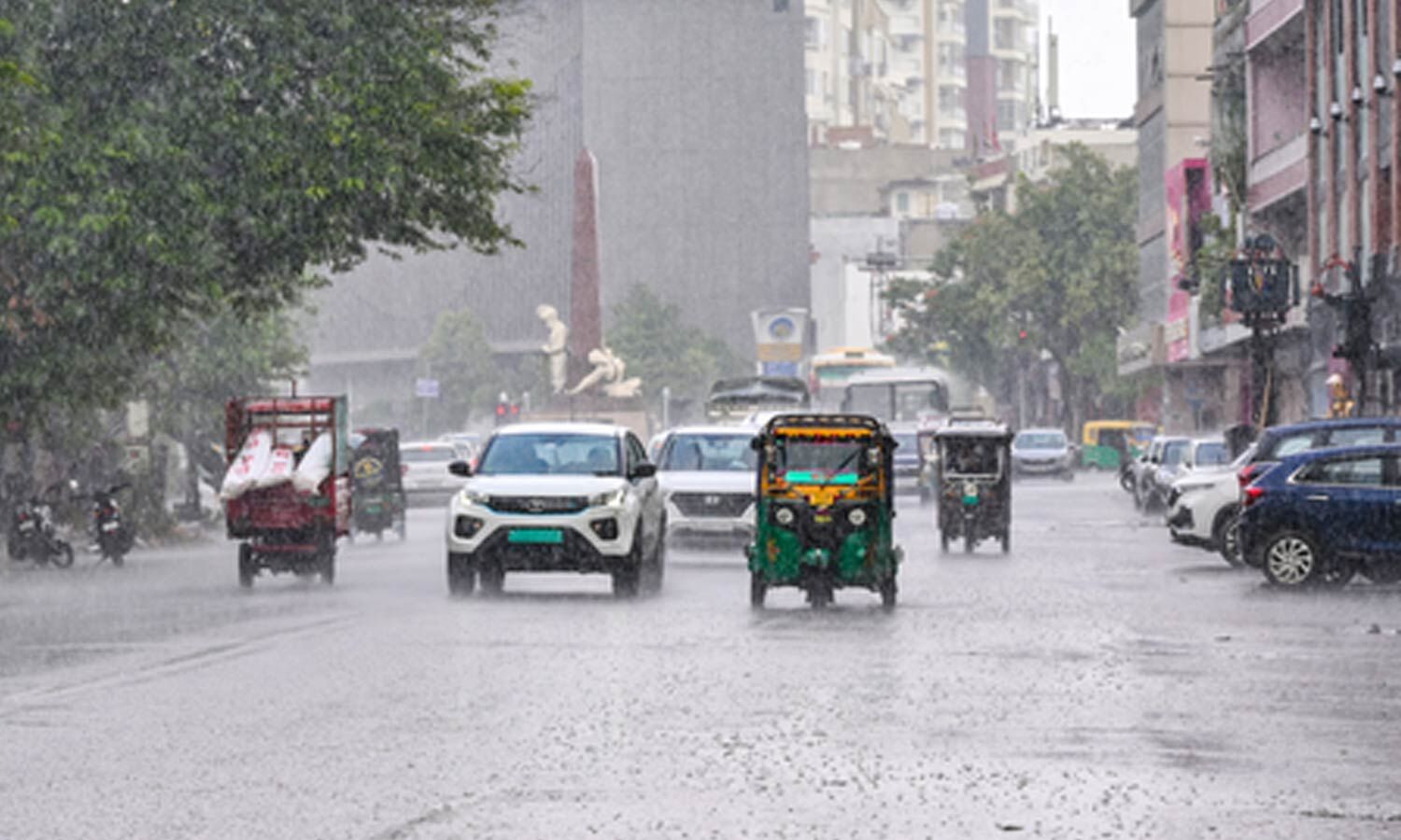 राजस्थान में भारी वर्षा से गर्मी और उमस से राहत