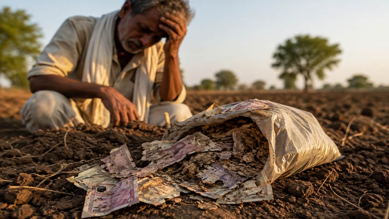 राजस्थान के किसान ने सुरक्षित रखने के लिए अपने खेत में 5 लाख रुपये गाड़ दिए। एक साल बाद, उन्होंने एक विनाशकारी खोज की- Moneycontrol.com