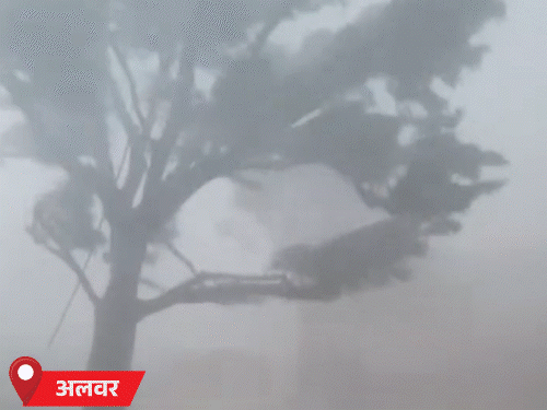 राजस्थान में आंधी-बारिश और हीटवेव का अलर्ट: पारा 44 डिग्री पार पहुंचा; बीकानेर, हनुमानगढ़, श्रीगंगानगर में बरसात हुई - Jaipur News