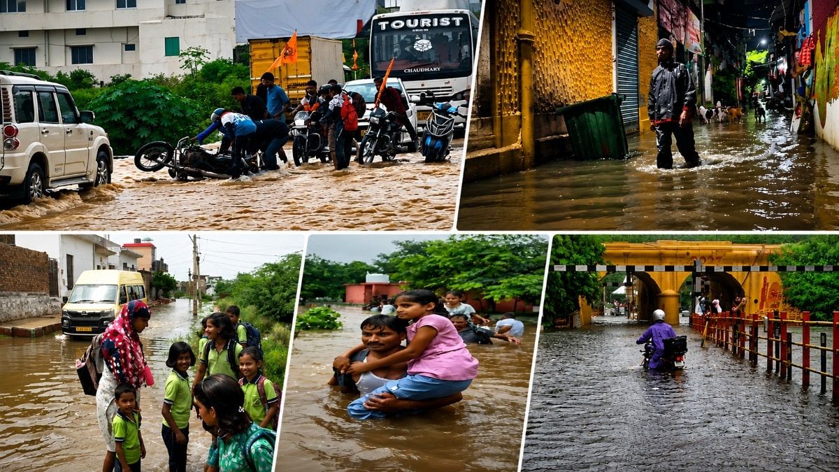 कहीं सड़कें बनीं दरिया, कहीं टापू बने स्कूल-घर... बंगाल से राजस्थान तक मॉनसून से हाहाकार, VIDEOS